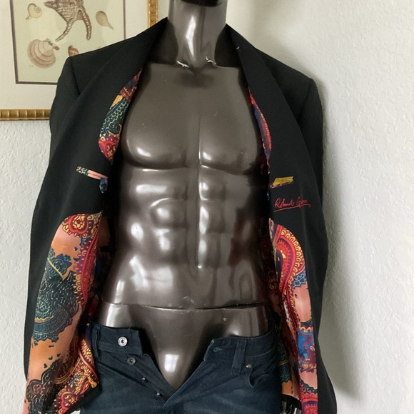 Robert Graham, gorgeous, black designer Jacket - Picture 9 of 10